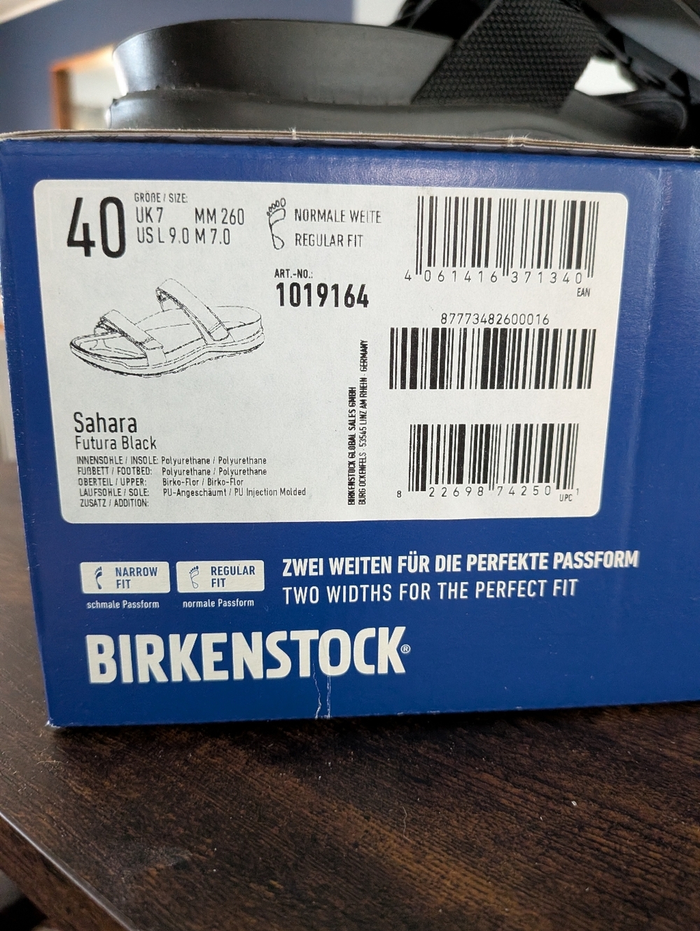 Birkenstock Sahara Futura Black Slide Sandals Ladies 9 or 40 - Picture 6 of 6